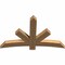 Ekena Millwork Alberta Smooth Timber Gable Bracket, Western Red Cedar, 60"W x 38"H x 3 1/2"D x 5 1/2"F, 15/12 Pitch GBW060X38X0406ALB00SWR - alternate 3